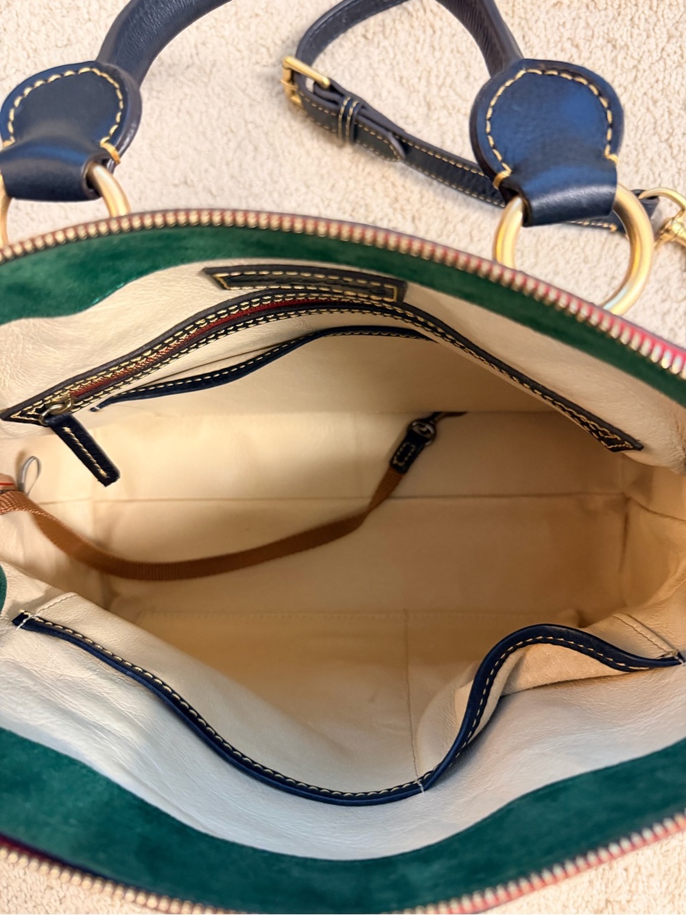 Dooney and Bourke Cameron Florentine Satchel - Black - Picture 5 of 6